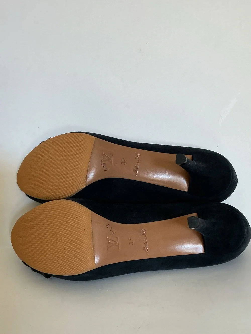 Louis Vuitton Kimono Peep Toe Platform Pumps Navy Suede Size 37